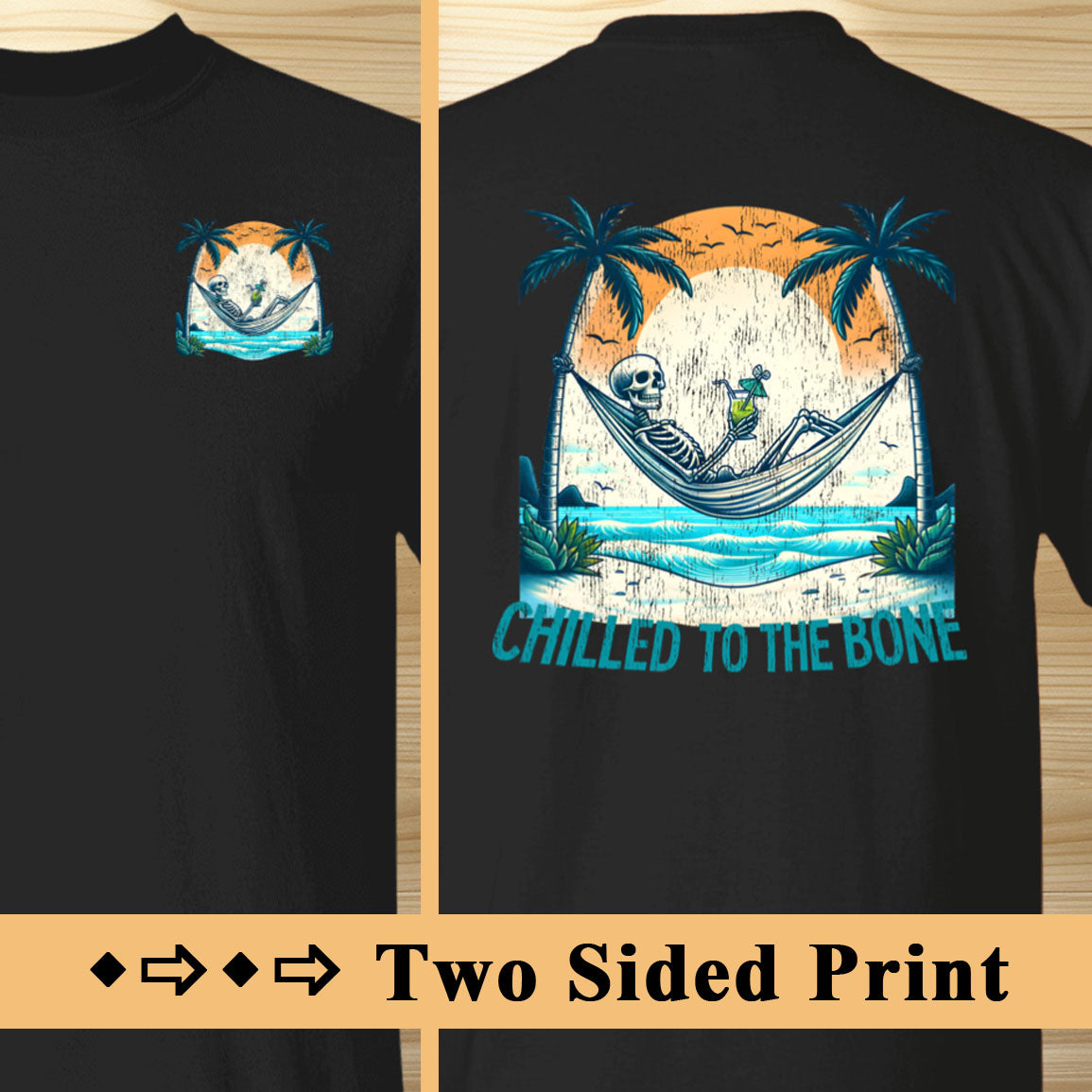 Chilled To The Bone Beach T-Shirt