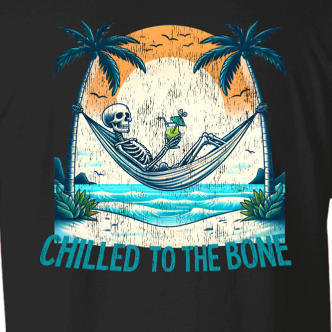 Chilled To The Bone Beach T-Shirt