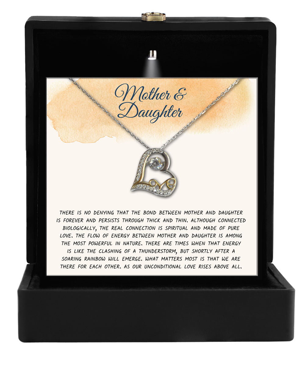 Mother Daughter Gift - Heart Necklace