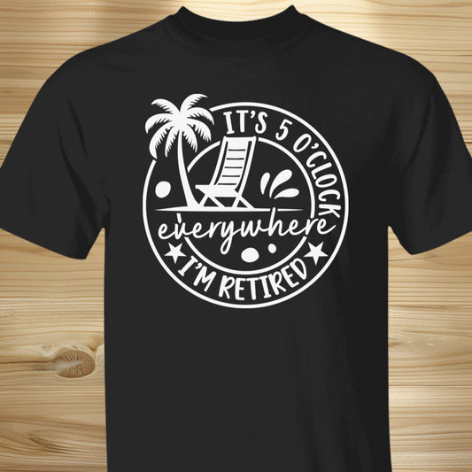 Funny Retired Beach T-shirt