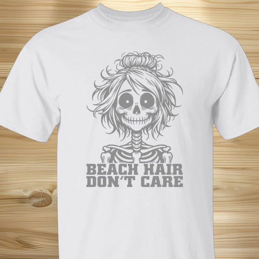 Skeleton Beach Hair T-Shirt