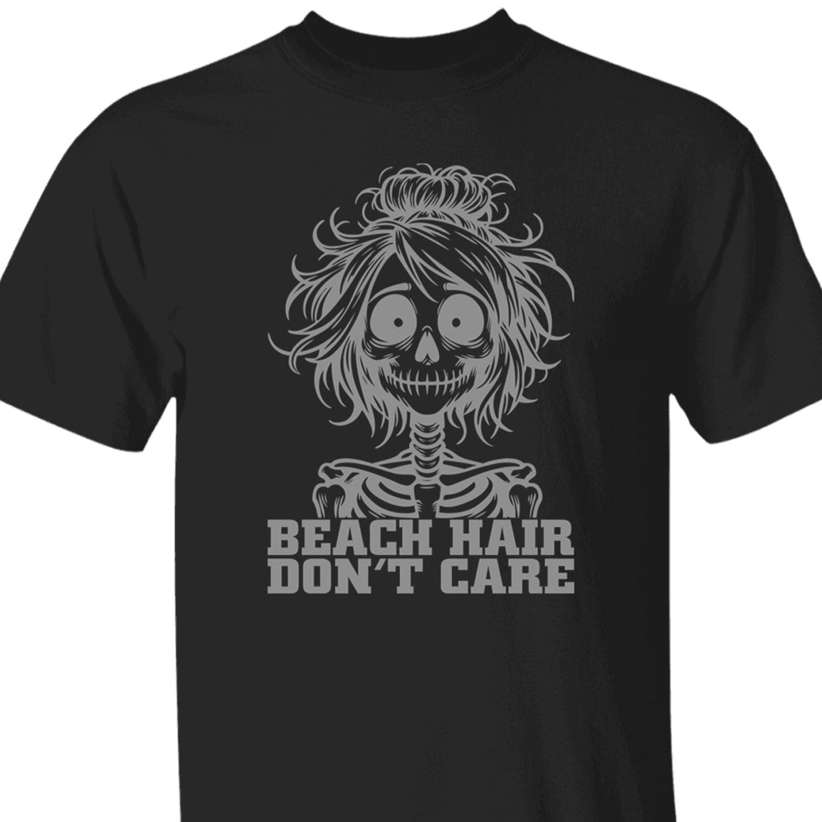 Skeleton Beach Hair T-Shirt