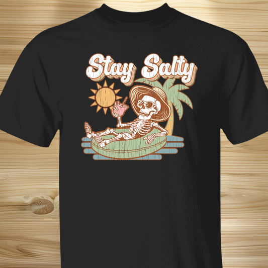 Stay Salty Distressed Beach T-Shirt