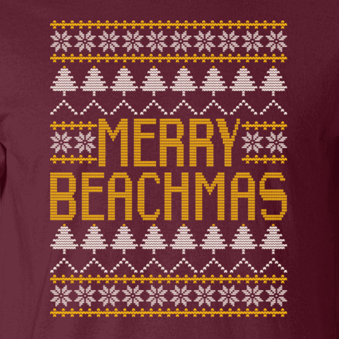 Ugly Christmas Beach T-Shirt