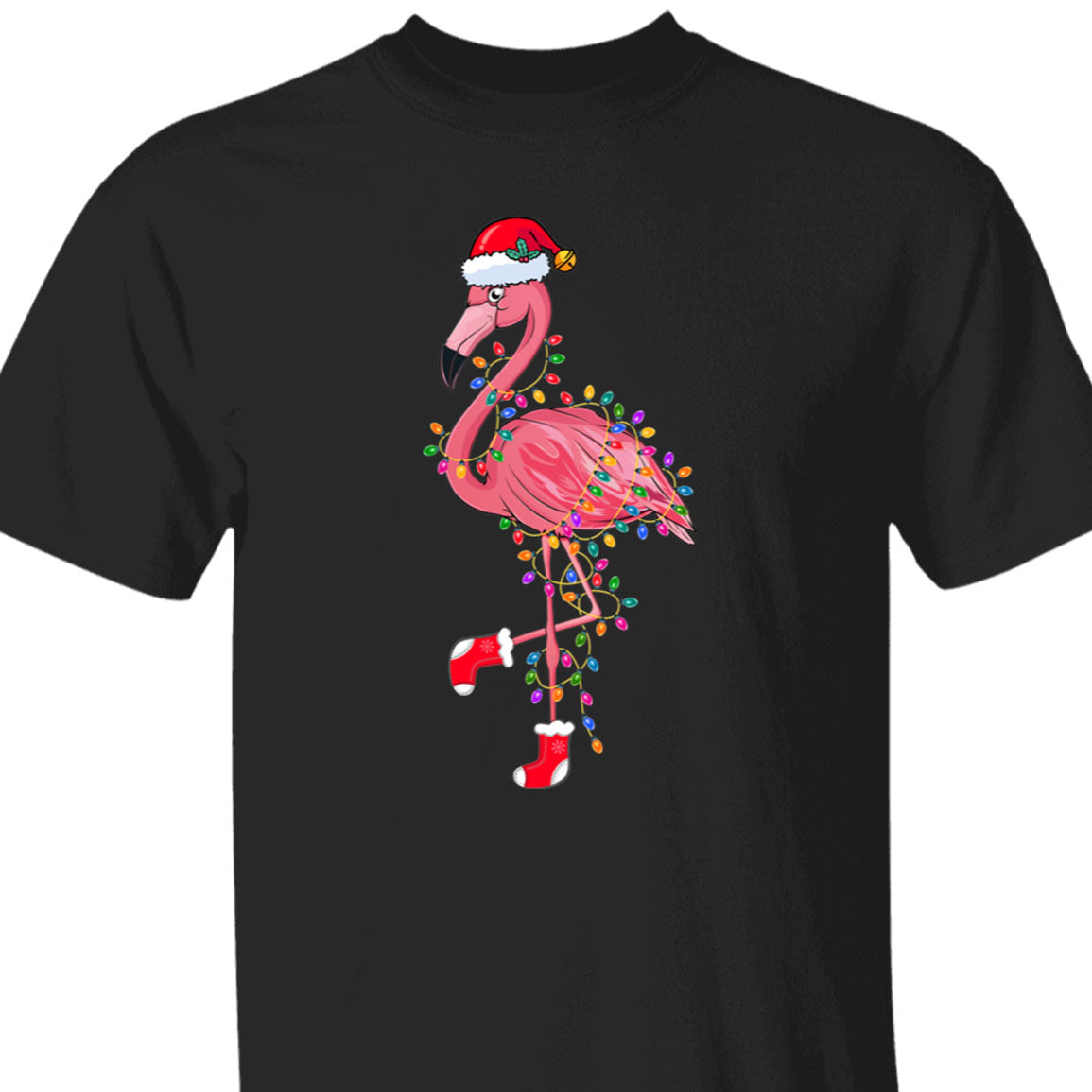 Flamingo Santa Shirt