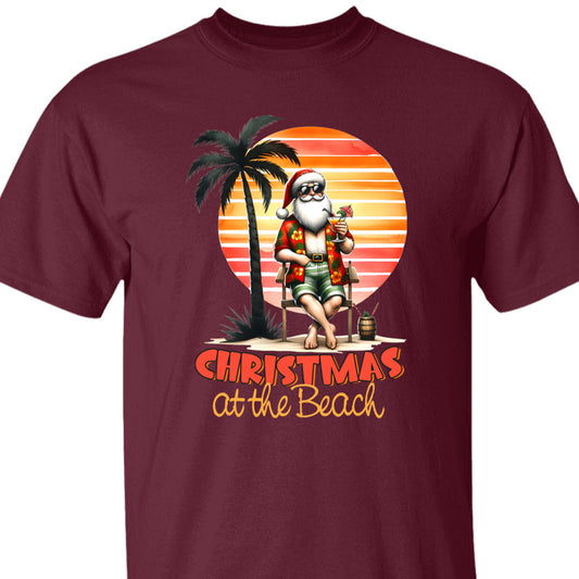 Retro Christmas Beach Shirt