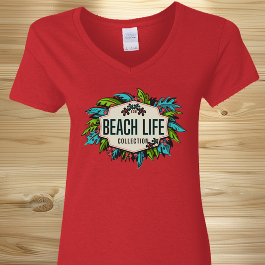 Tropical BeachLife Logo Ladies T-Shirt