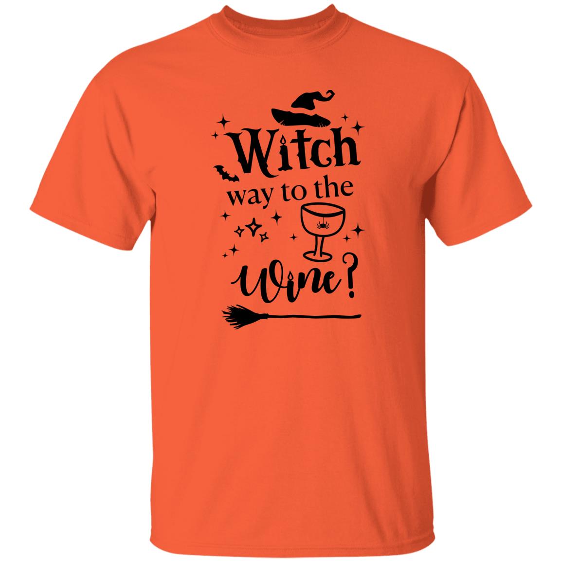 Witch T-Shirt - Witch Way To The Wine