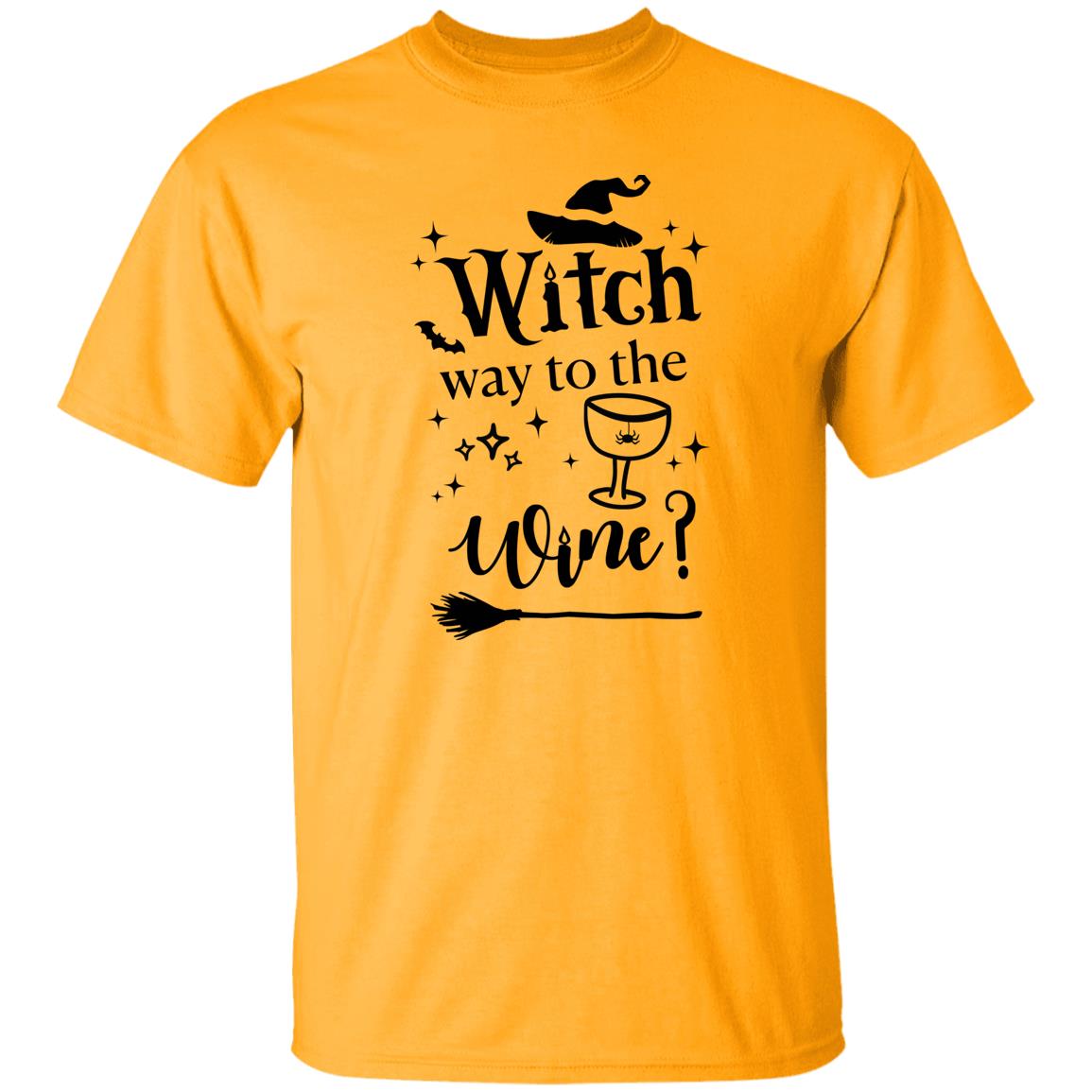 Witch T-Shirt - Witch Way To The Wine