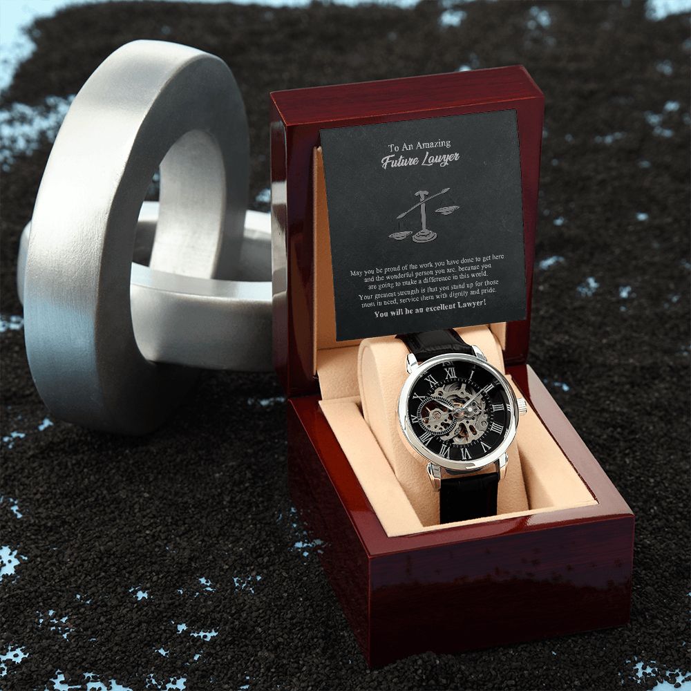Law Student Gift - Future Lawyer Watch For Him