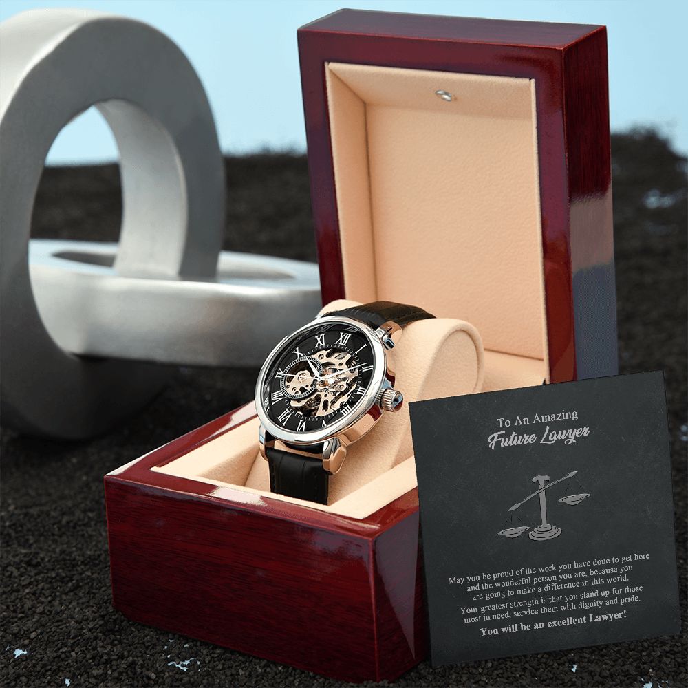Law Student Gift - Future Lawyer Watch For Him