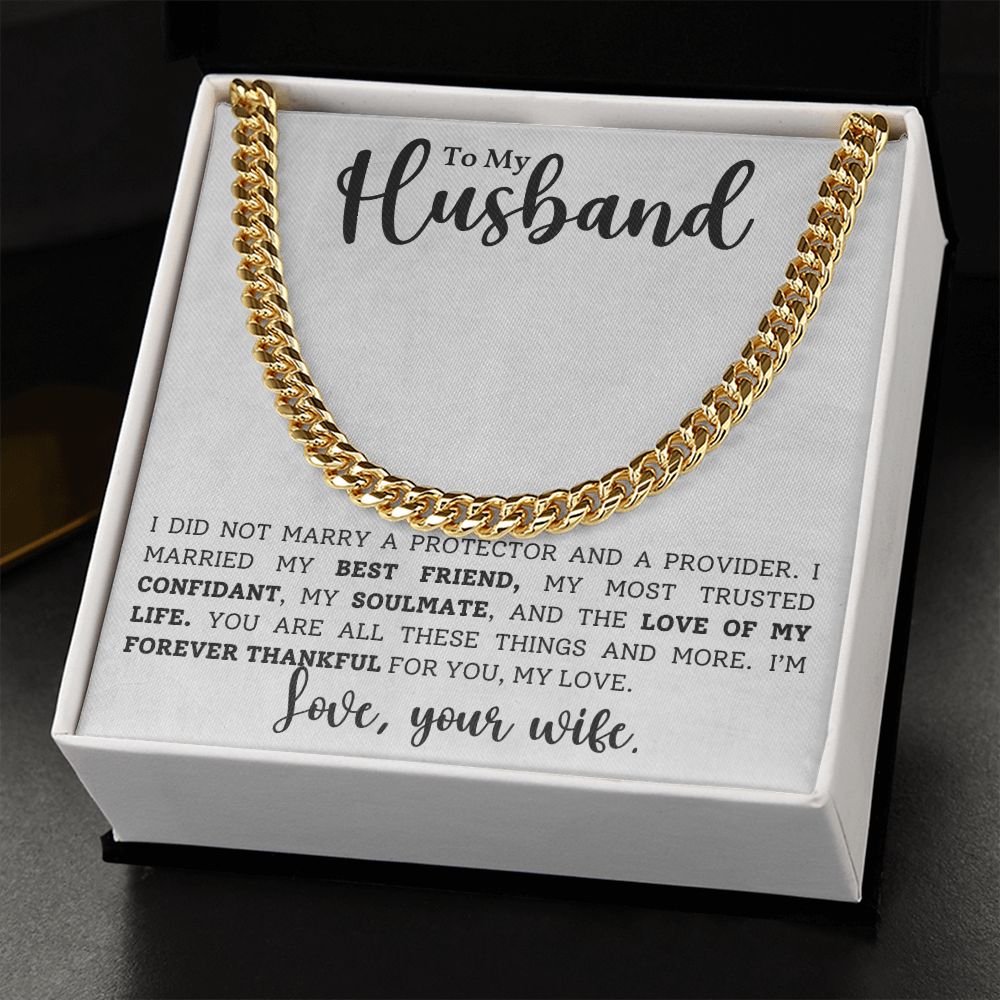 Gifts For Husband - Cuban Chain