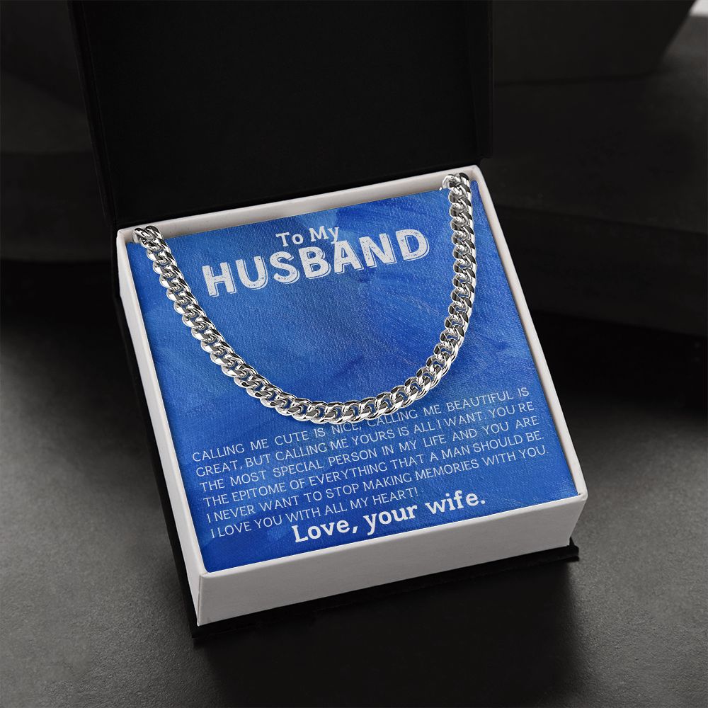Husband Gift - Making Memories