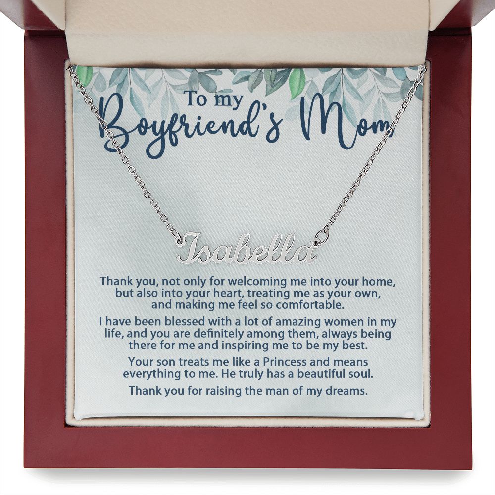 Boyfriend's Mom Name Necklace