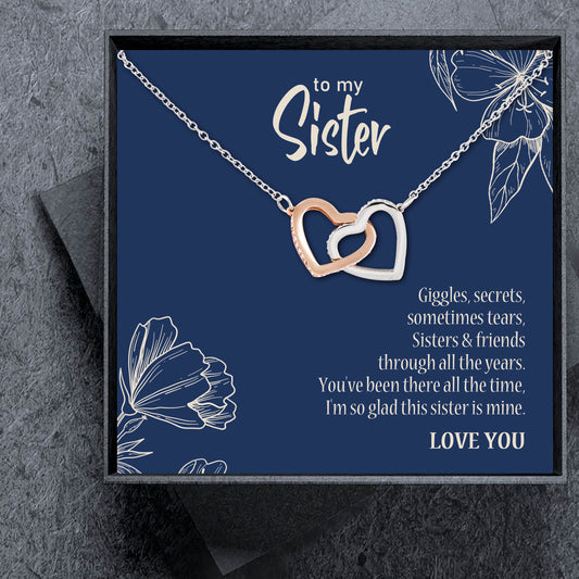 Sister Gift • Big Sister & Little Sister Necklace