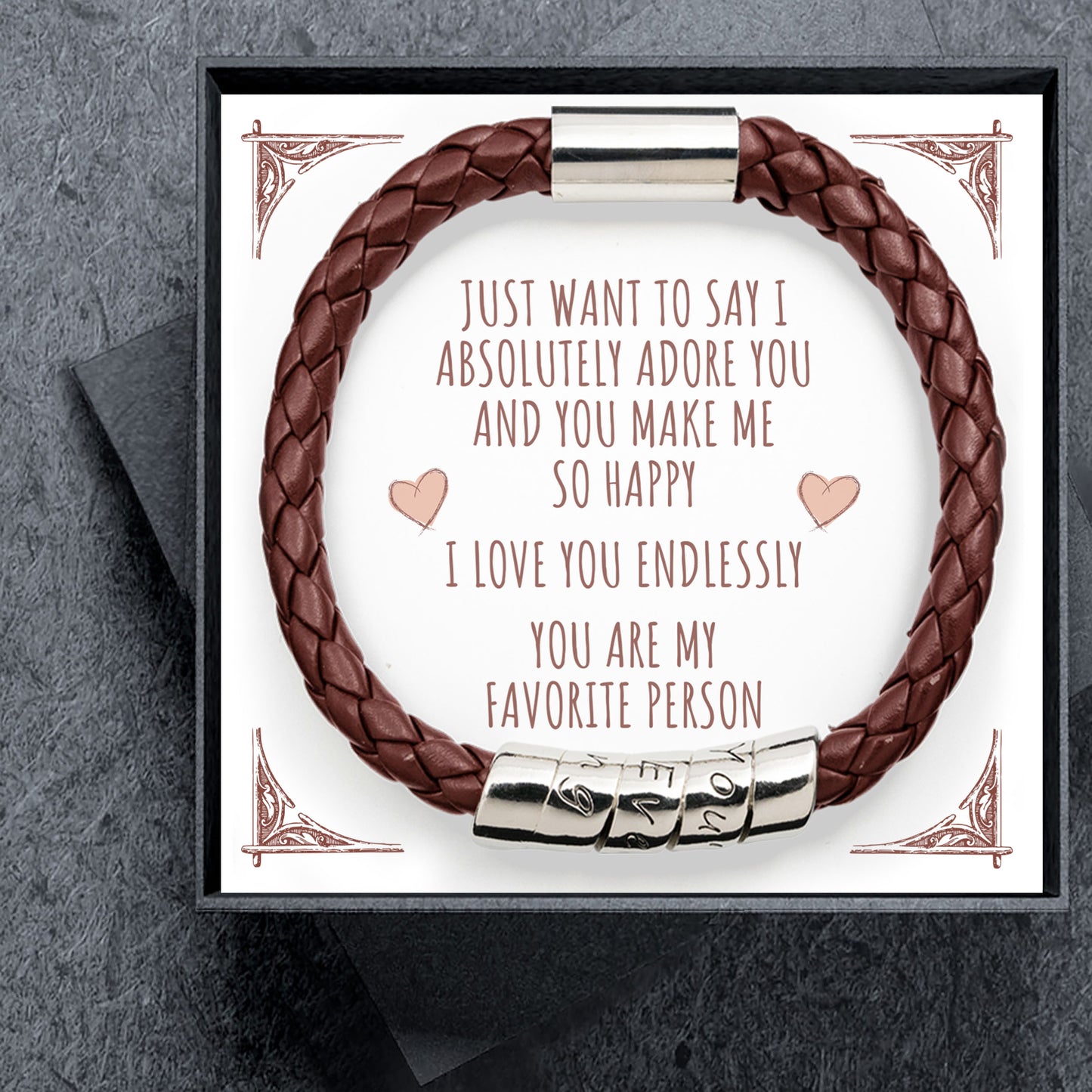 Leather Bracelet Favorite Person