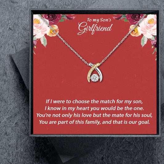 Son's Girlfriend Gift Wish Necklace