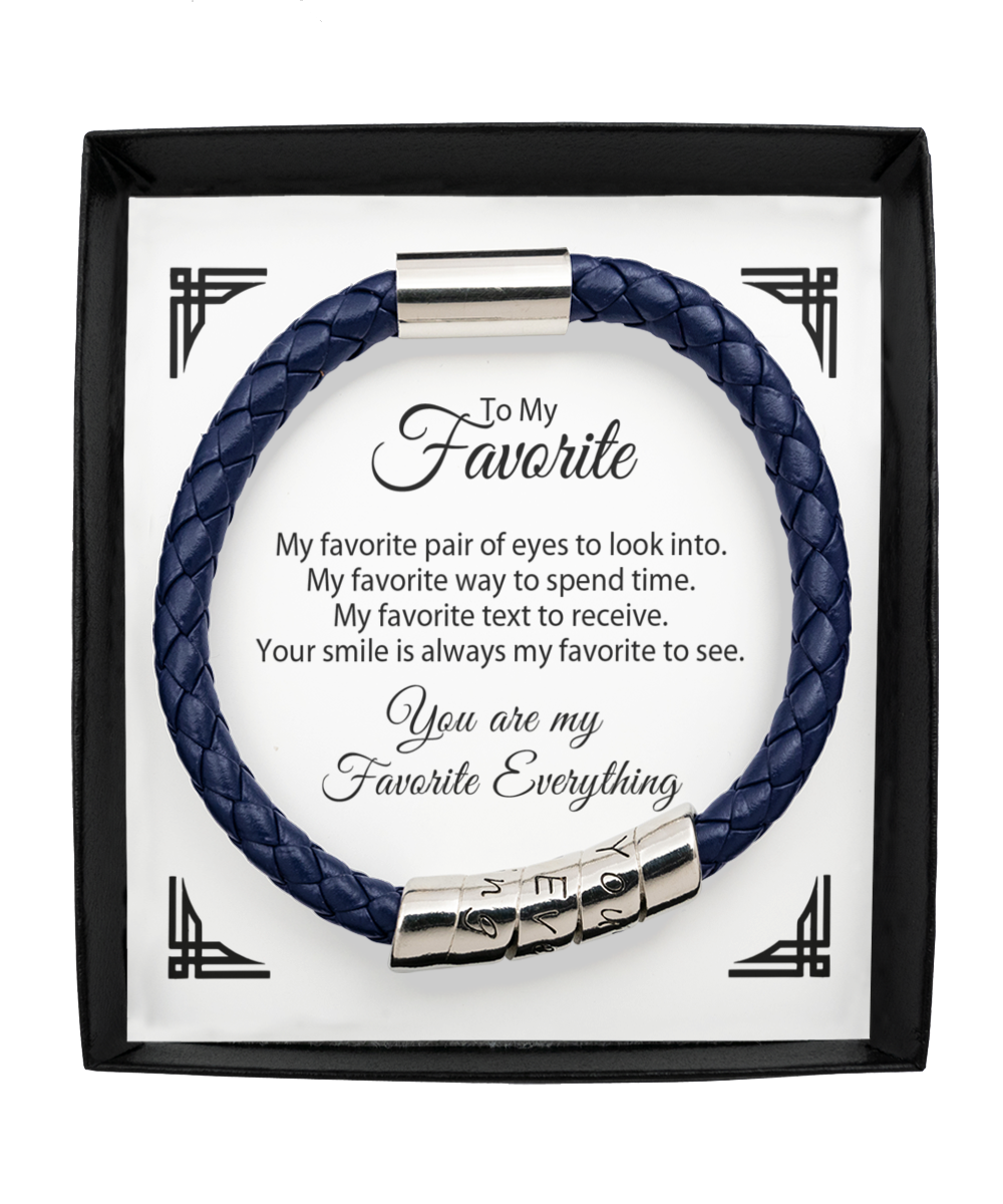 Soulmate Gift - Leather Bracelet