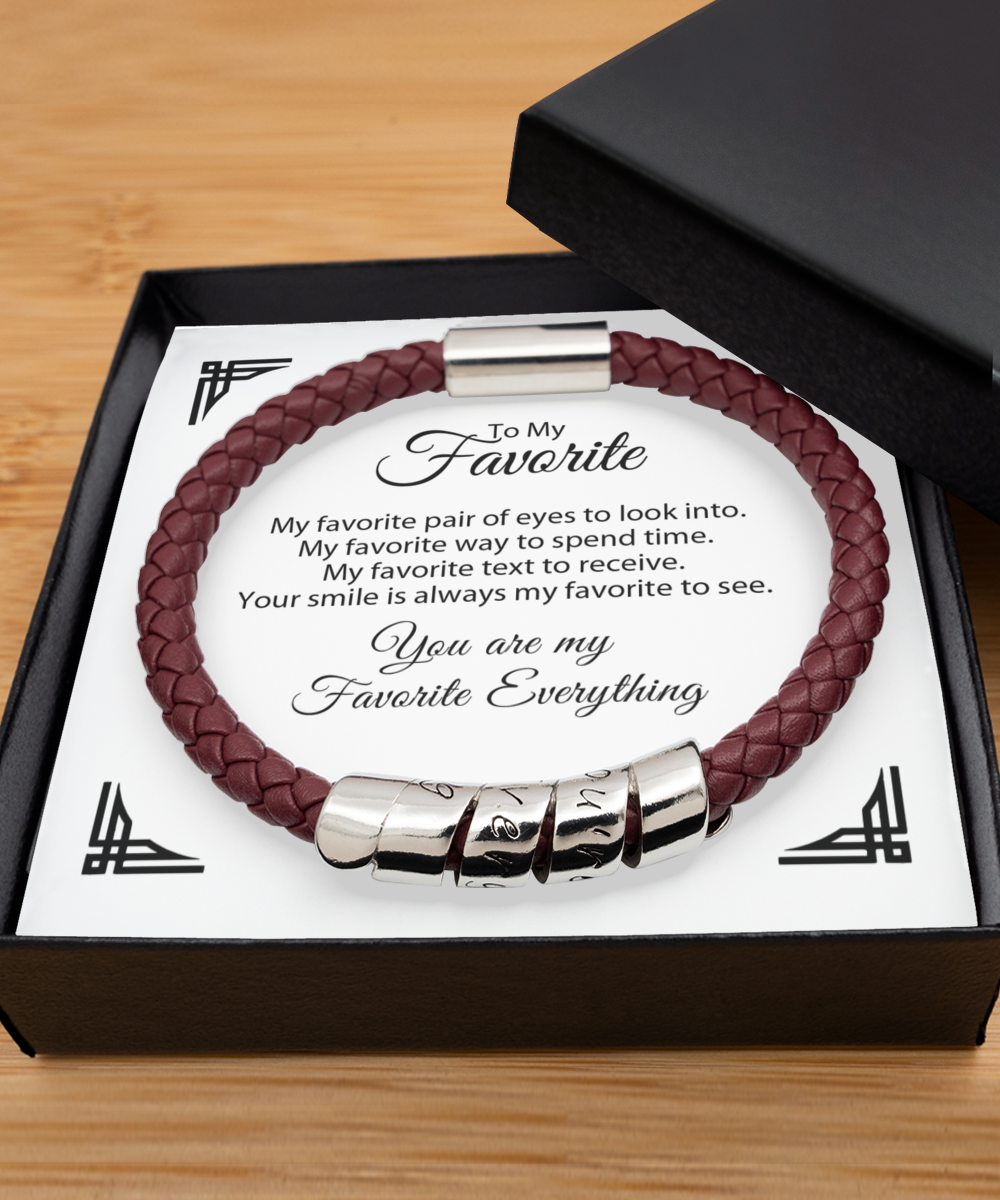 Soulmate Gift - Leather Bracelet