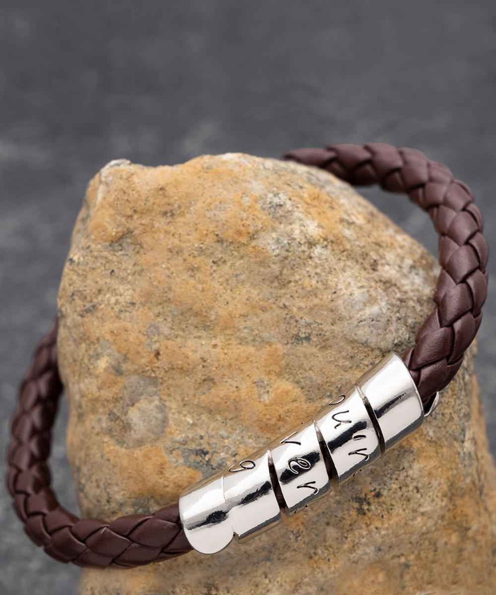 Son Gift - Leather Bracelet