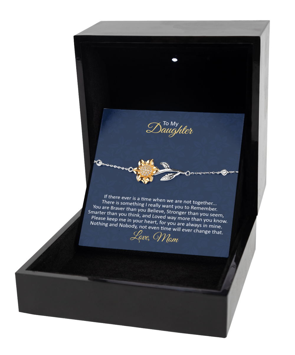 Daughter Gift - Sunflower Bracelet
