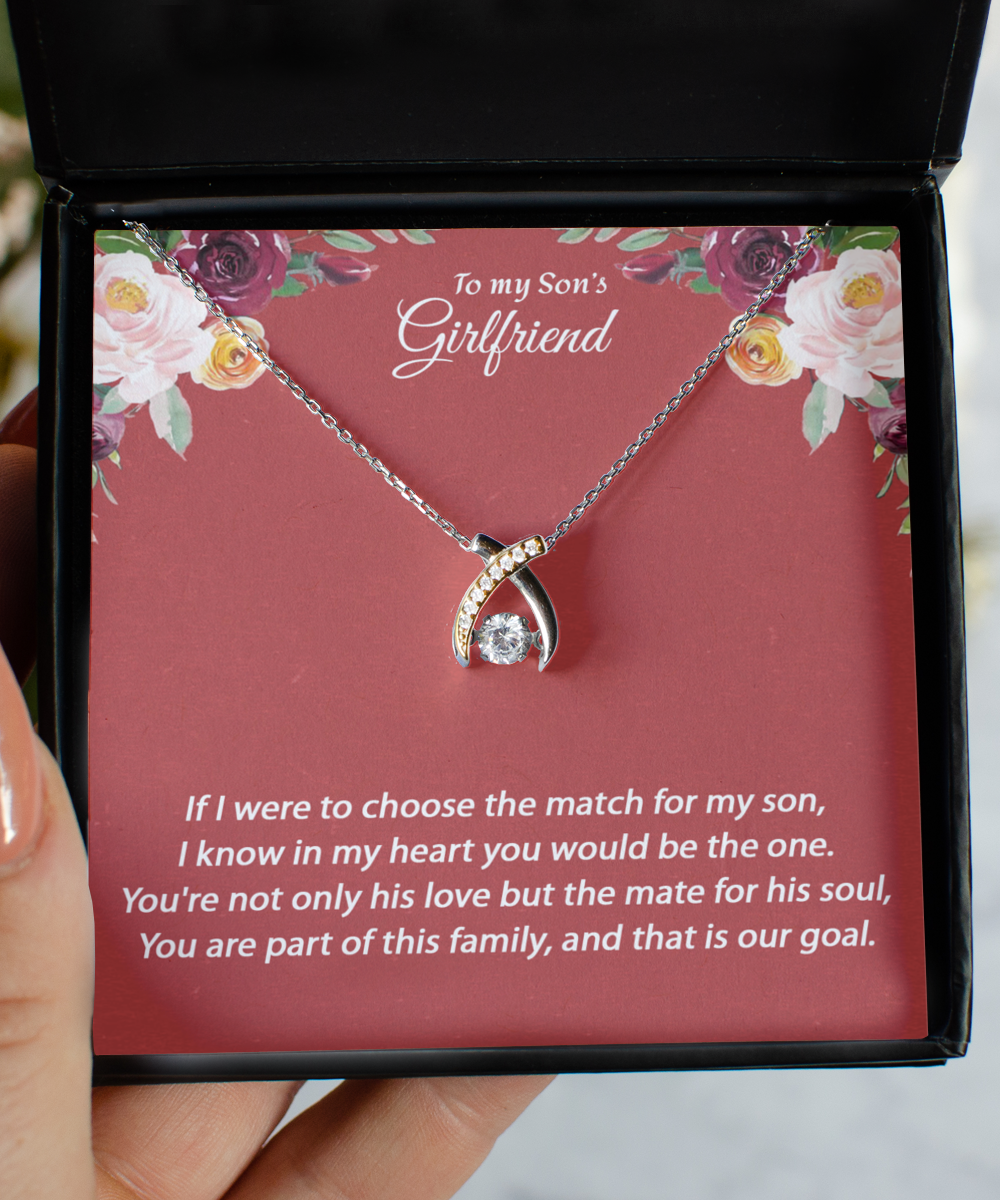 Son's Girlfriend Gift Wish Necklace