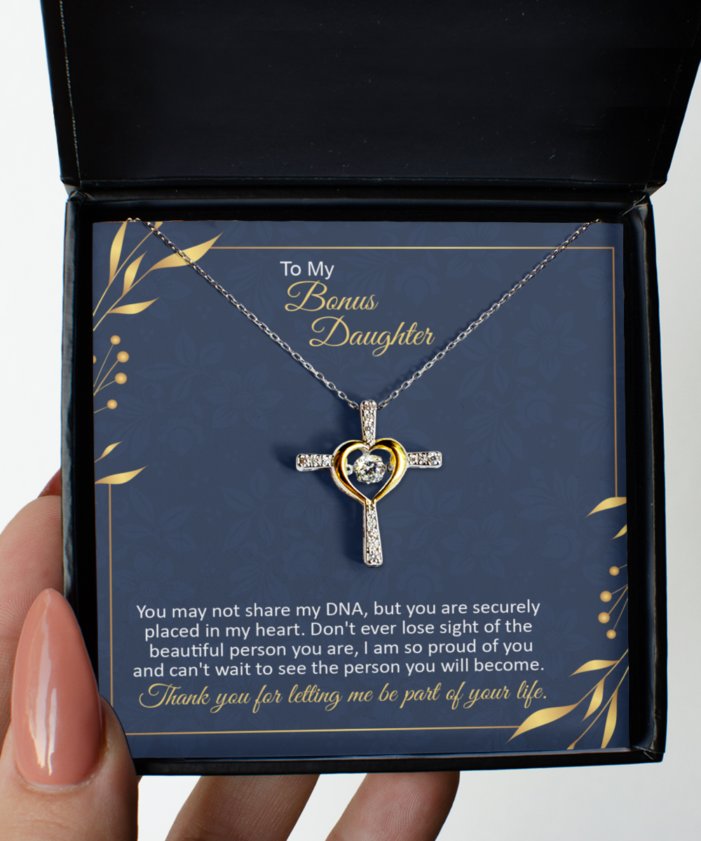 Bonus Daughter Cross Necklace