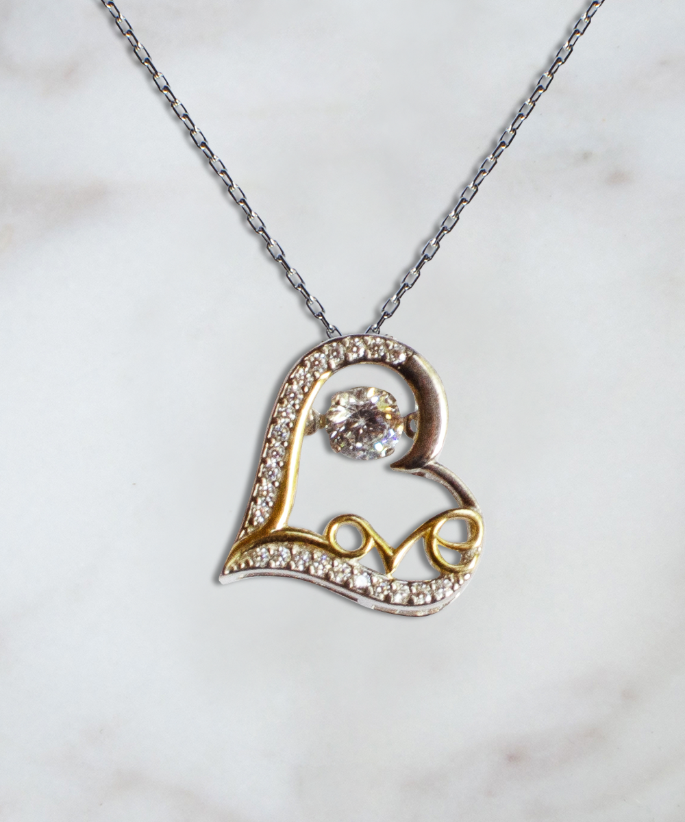 Mom Gift - Love Heart Necklace